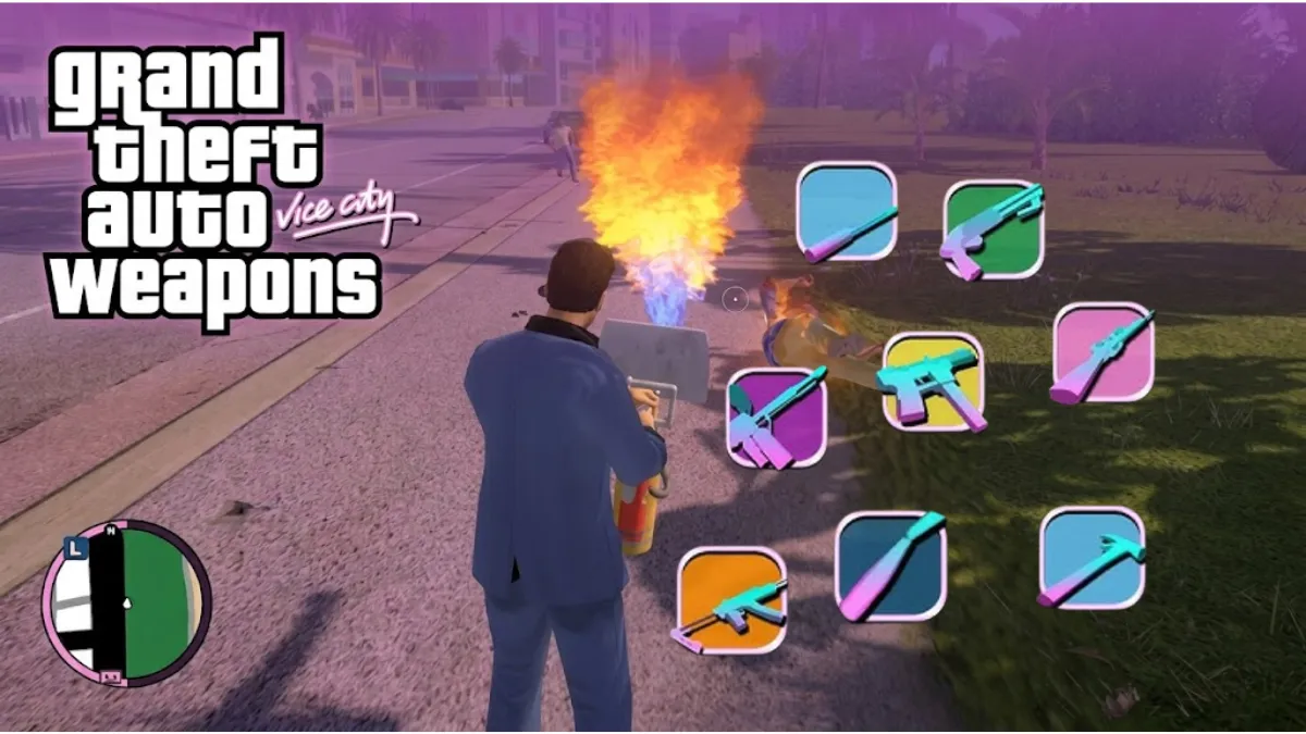 GTA Vice City Complete Weapons Guide